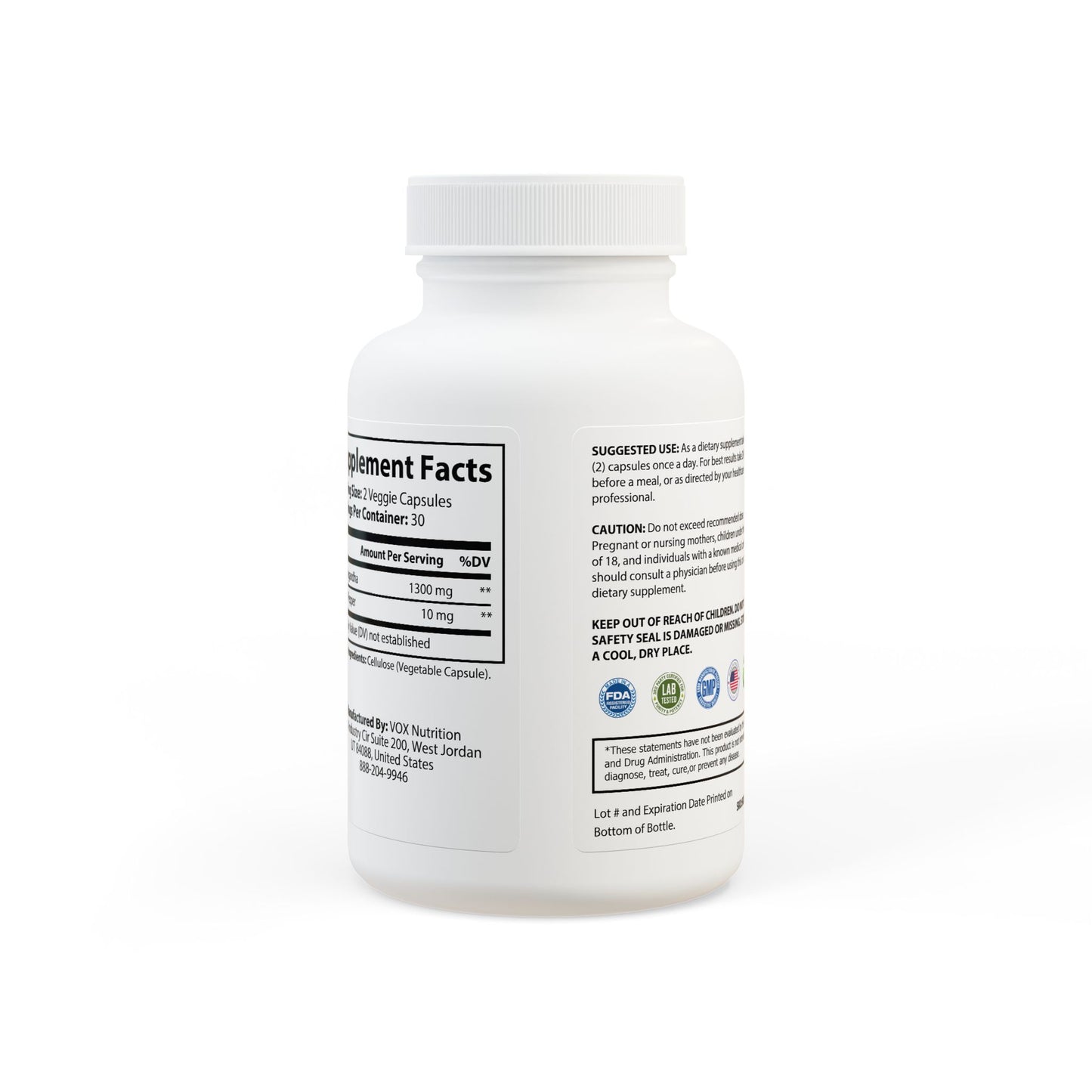 Ashwagandha | Estrés y Equilibrio – 60 Cápsulas